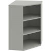 Policová skriňa Strong, 80x115,2x40 cm, sivá - 1 kus - 1 KS - bez dverí - 2 - policová rohová - 60 mesiacov - Hobis - univerzálna - sivá - 80 cm - Strong - 40 cm - 115.2 cm - 57.1 kilogramu HOBIS