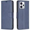 Peňaženkové kožené puzdro Lambskin na Motorola Moto G13 / G23 / G53 5G - Modrá