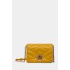 Kožená kabelka Pinko 101584.A1ET žltá ONE SIZE