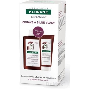 Klorane posilňujúci vlasový šampón s chinínom 400 ml + Balzam na vlasy 200  ml darčeková sada od 16,32 € - Heureka.sk