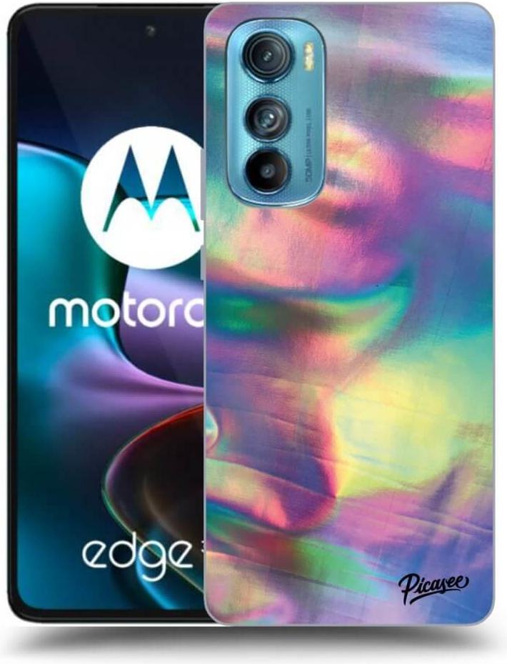 Púzdro Picasee silikónové Motorola Edge 30 - Holo čiré