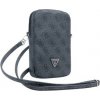 Guess PU 4G Triangle Logo Wallet Phone Bag Zipper čierne