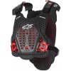 chránič hrudníka A-5 PLASMA ALPINESTARS čierna/červená/biela 2025 Veľkosť: M/L, Veľkost: M/L
