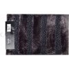 Bathlab Kúpeľňový koberec ZAC 60x40 cm tmavosivý