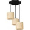 Luminex Luster na lanku RATTAN 3xE27/60W/230V ratan LU5282 + záruka 3 roky zadarmo