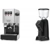 Gaggia New Classic E24 BC, stainless steel + Eureka Nadir 65 Touch, black