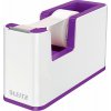 Leitz WOW Odvíječ pásky bílo-fialová / Na pásky do 19 mm x 33 m