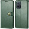 VSETKONAMOBIL 44503 LEATHER BUCKLE Peňaženkový obal Vivo Y55 5G zelený