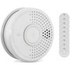 SHD by oneConcept Detektor dymu DOF39, plast, výstražný signál: 85 dB, 9V na batérie (DOF39-10er)