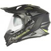 Enduro helma NOX N312 TRACK čierno-fluo-žltá matná Veľkosť: M