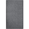 Rohožka šedá 90 x 150 cm Šedá 331575