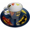 DC COMICS Mirror mug & plate set Logo 300 ml