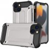 Kryt na iPhone 14 Plus odolný Hybrid strieborný