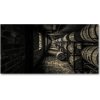 Foto obraz sklo tvrzené sudy bourbon 100x50 cm