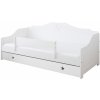 Detská posteľ GINA 2 bez z, 140x80, biela + Kokos-molitan + bez plachty