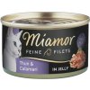 MMR MIAMOR Feine Filets - mäsové filé z tuniaka s chobotnicou - mokré krmivo pre mačky - 100g
