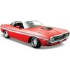 Maisto Dodge Challenger R T Coupe 1970 červená 1:24