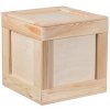 ČistéDrevo Drevený box 30 x 30 cm