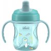 CHICCO Hrnček Training s držadlami teal, 6m+ 06921.25