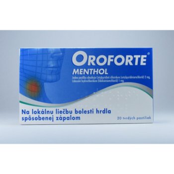 Oroforte menthol pas.ord.20