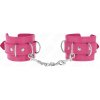 Kink - 3 D-Ring Wrist Restraints Adjustable Pink 17.5-25 cm X 6 cm