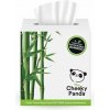 Kozmetické utierky, bambusové, 3 vrstvové, 56 listov, CHEEKY PANDA, biele