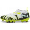 Puma FUTURE 9 MATCH CREATIVITY FG/AG JR Bílá Neon žlutá