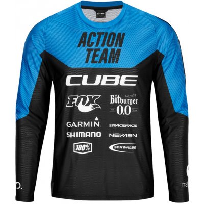 Cube Edge Round Neck 2021 actionteam black/blue