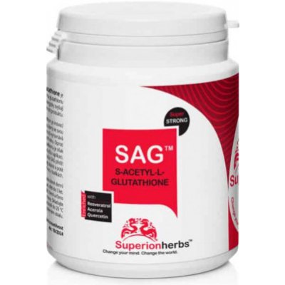 Superionherbs S-acetyl-L-Glutatión, SAG 90 kapsúl