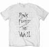 Pink Floyd Tričko The Wall & Logo Unisex White XL