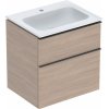 Geberit iCon umývadlo so skrinkou 60 cm dub 502.331.JH.1