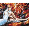 zuty Maľovanie podľa čísel - Sediaca baletka, 100x80 cm, bez rámu a bez vypnutia plátna (8596530027461)