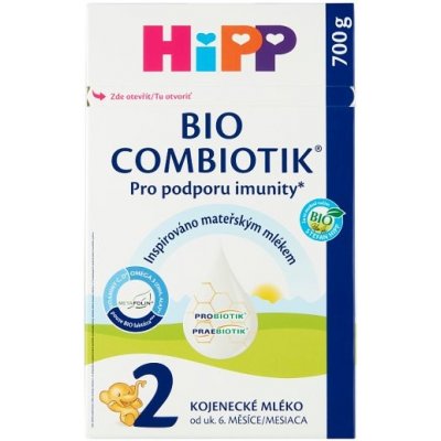 HiPP Combiotik 2 Bio následná mliečna dojčenská výživa 700 g