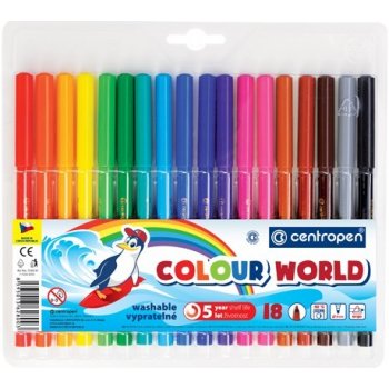 Centropen Colour World 7550 18 ks