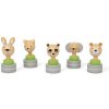 Bigjigs Toys Drevené atramentové pečiatky Zvieratká 1 ks