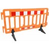 Plastová mobilná zábrana, 200 cm - Manutan Expert