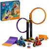 LEGO® City 60360 Kaskadérska výzva s rotujúcimi kruhmi