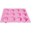 Forma na pečenie silikónová Mini tvary mix 25 x 17 cm