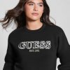 Guess midge cn sweatshirt V4BQ03KCHX0-JBLK