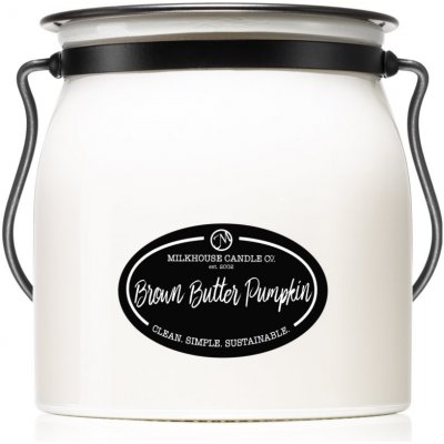 Milkhouse Candle Co. Creamery Brown Butter Pumpkin vonná sviečka Butter Jar 454 g