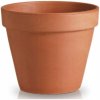 Deroma Keramický kvetináč oranžový 13 x 13 x 12 cm