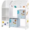 SongmicsHome Regál na hračky a knihy VESMÍR 2 boxy