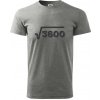 Narodeniny odmocniny 60 - Klasické pánske tričko vyššej gramáže - 2XL ( Tmavosivý melír )