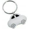 Kovová kľúčenka auto, strieborná