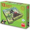 Dino Drevené kocky Krtko a priatelia 12 ks