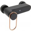 Sprchová batéria SAT Fusion bez sprchového setu 150 mm čierna/bronz SATBSFU268CPCBR