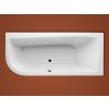 Santech Optima 169x75 obdĺžniková vaňa so zaoblen.rohom, pravá SAOPT169P
