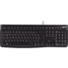 Logitech K120 Keyboard káblový, USB klávesnica nemecká, QWERTZ čierna odolné voči striekajúcej vode; 920-002489