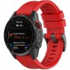 Jednofarebný QuickFit remienok pre Garmin 20mm - Červený GRM-GS04-01