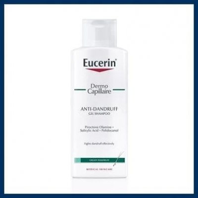 Eucerin DermoCapillaire Anti-Dand Greasy Gélový šampón proti mastným lupinám , 250ml